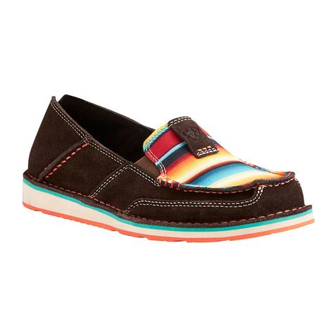 Ariat Womens Chocolate Sunset Serape Cruiser 