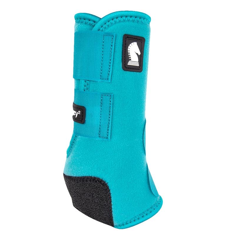Classic Equine Legacy2 Horse Hind Protective Sport Boots AQUA