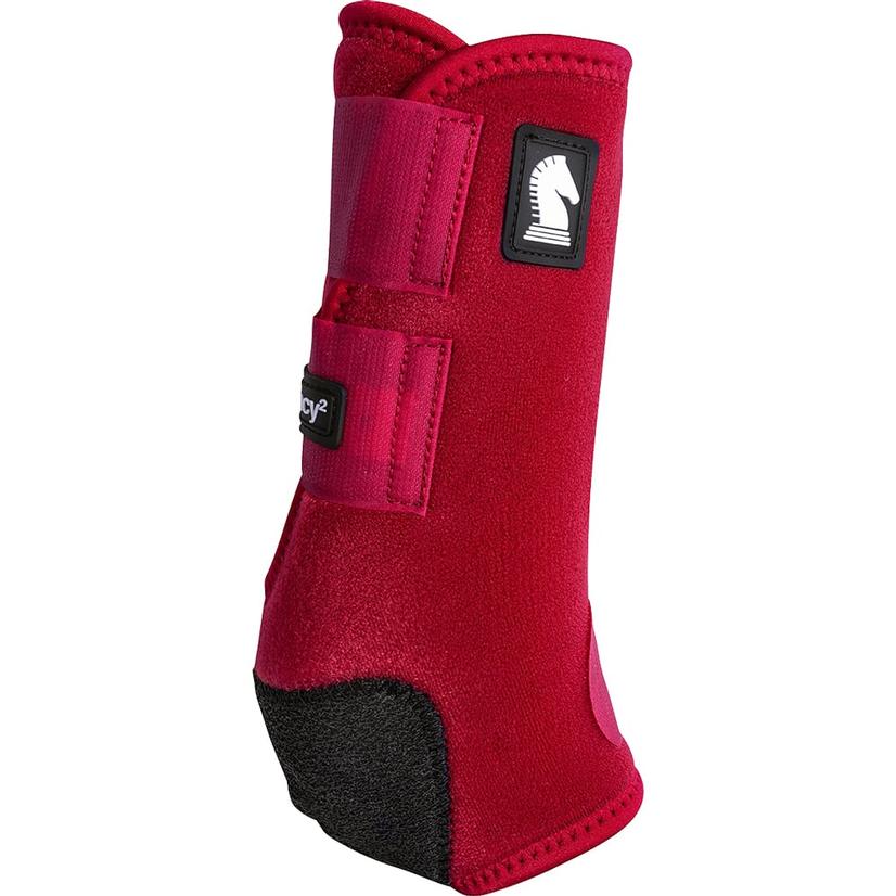 Classic Equine Legacy2 Horse Hind Protective Sport Boots CRIMSON