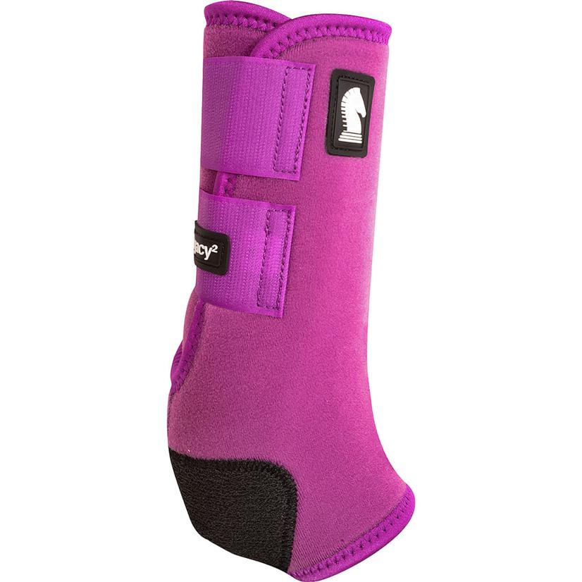 Classic Equine Legacy2 Horse Hind Protective Sport Boots PLUM
