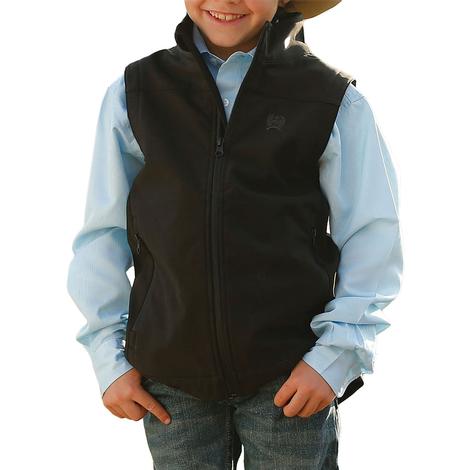 Cinch Boys Black Bonded Vest
