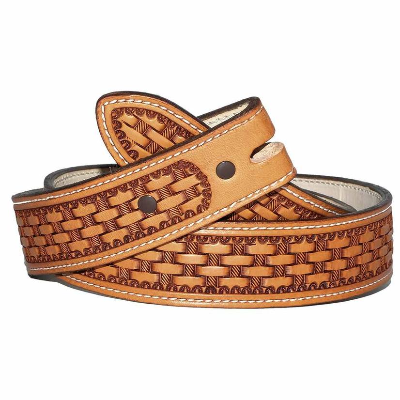  Stt Custom Handmade Basketweave Leather Belt