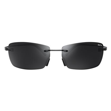 BEX Fynnland X Matte Black Titanium Live Grey Lens Sunglasses