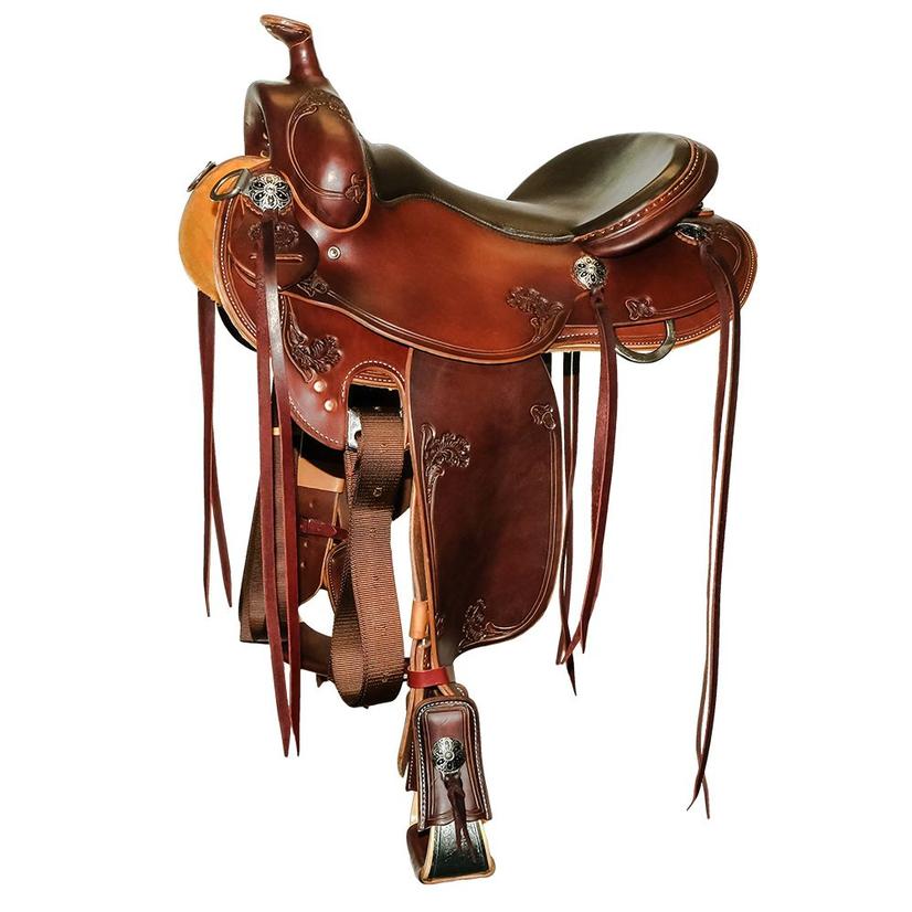  Stt Exclusive Full Slickout Trail Saddle With Round Skirt