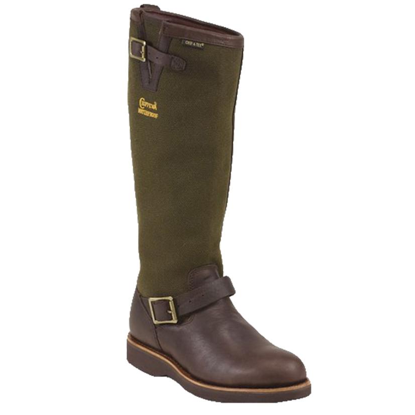  Chippewa Brome Brown 17inch Waterproof Men's Snake Boots