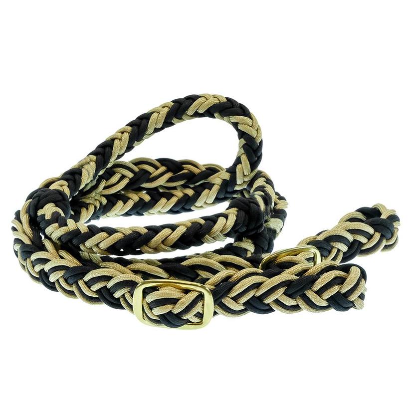  Mustang Cable Knotted Barrel Reins Assorted Colors