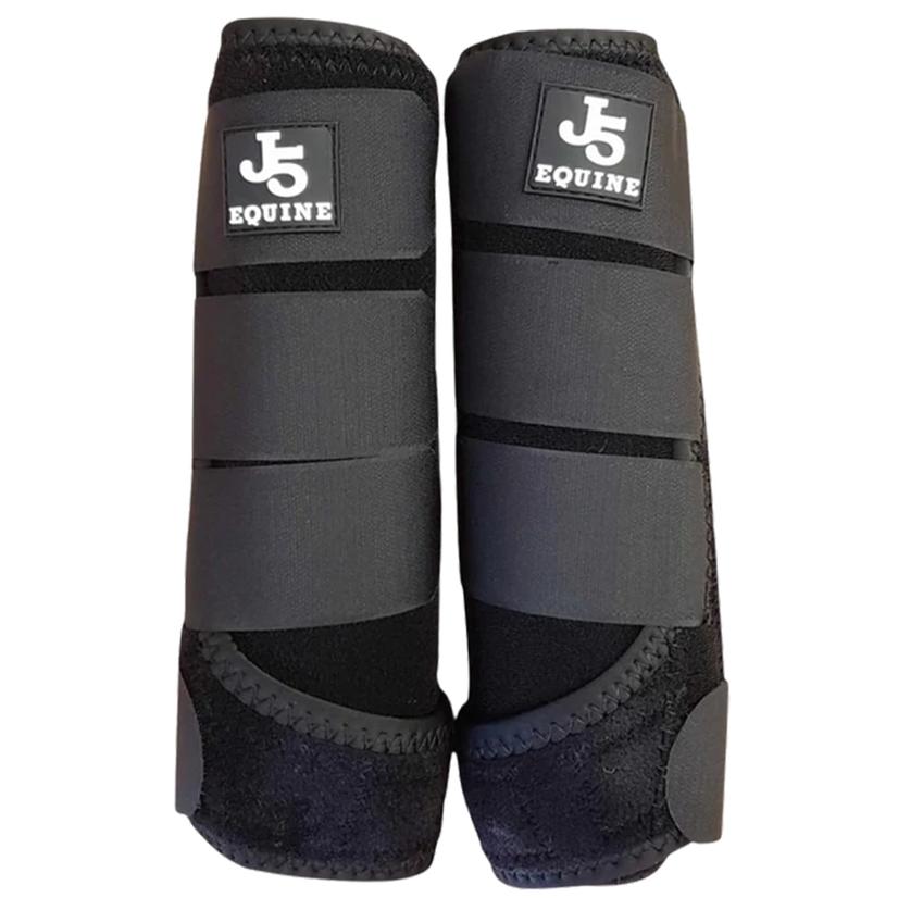 J5 Equine Premium Splint Boots BLACK