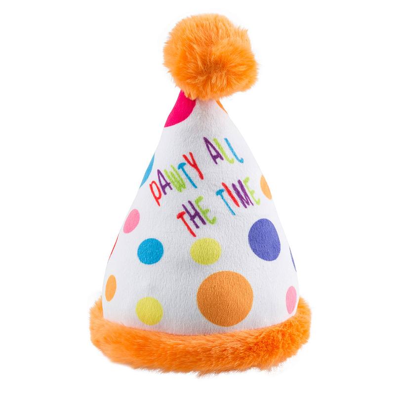  Haute Diggity Dog Happy Birthday Pawty Hat Dog Toy