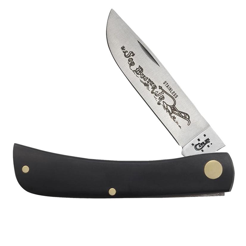  Case Black Synthetic Sod Buster Jr Knife