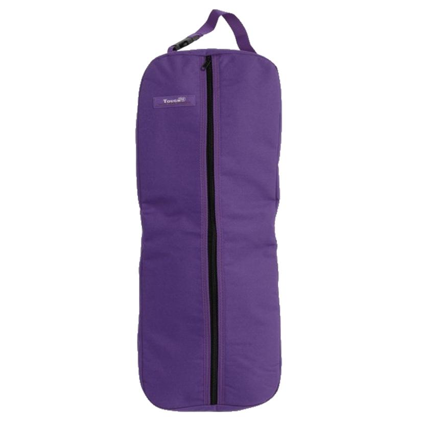 Tough 1 Nylon Poly Bridle Halter Bag PURPLE