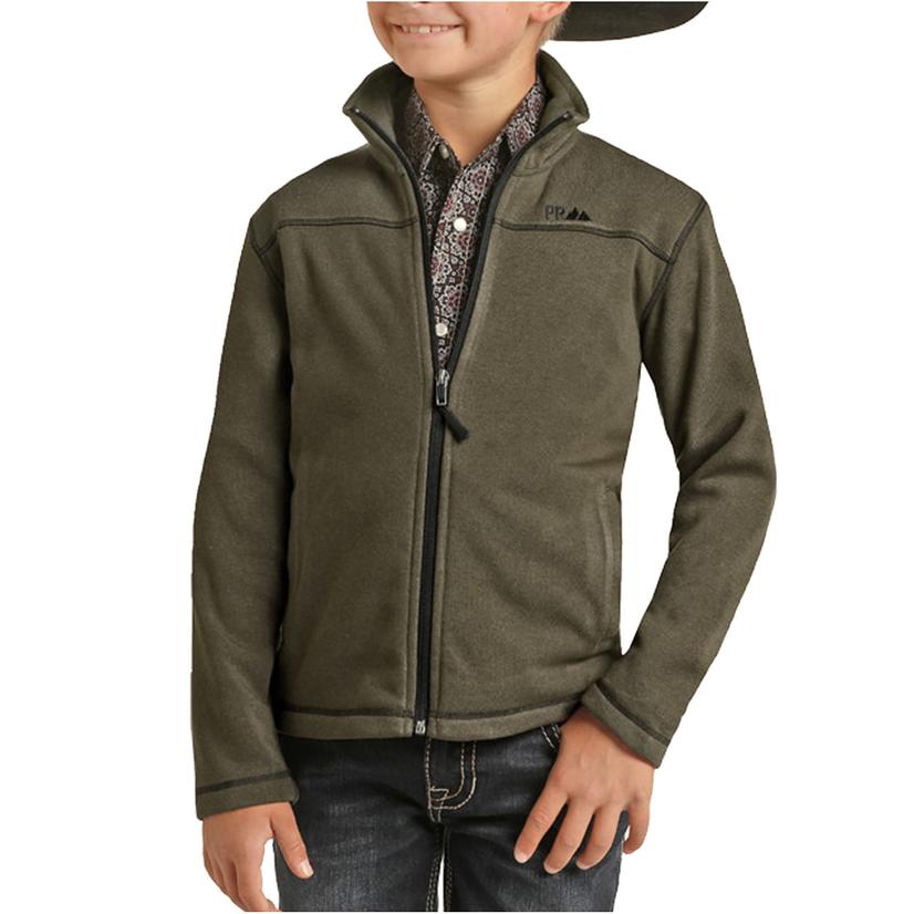  Powder River Hunter Heather Knit Boy's Jacket