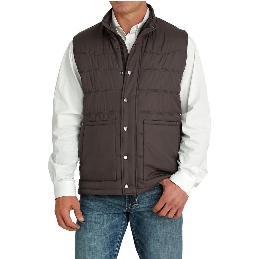  Cinch Black Puffer Men's Vest