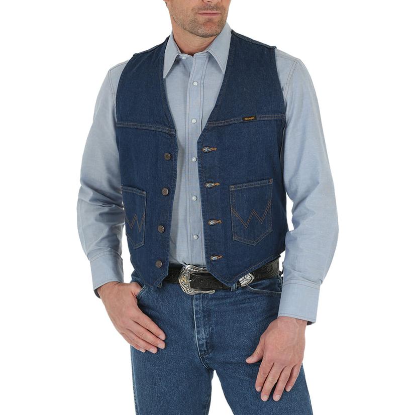  Wrangler Unlined Denim Men's Vest