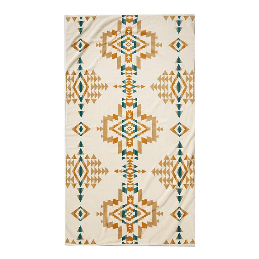  Pendleton Rock Point Oversized Jacquard Spa Towel Beige 40x70