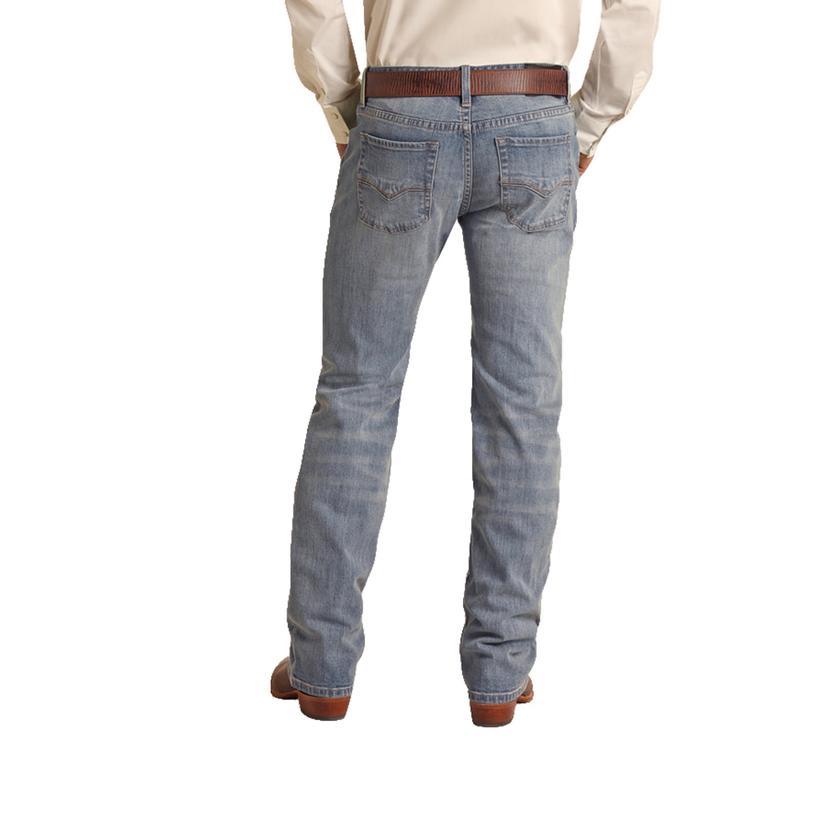  Rock & Roll Cowboy Vintage Reflex Pistol Straight Leg Men's Jeans