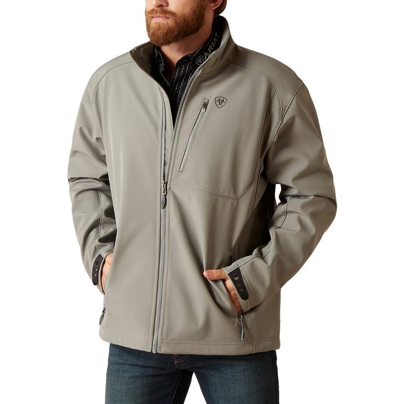  Ariat Logo 2.0 Softshell Grey Men's Jacket