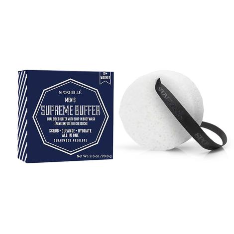 Spongelle Men's Cenarwood Absolute Extreme Buffer Bath Sponge