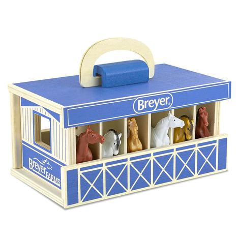 Breyer Farms Wood Carry Stable