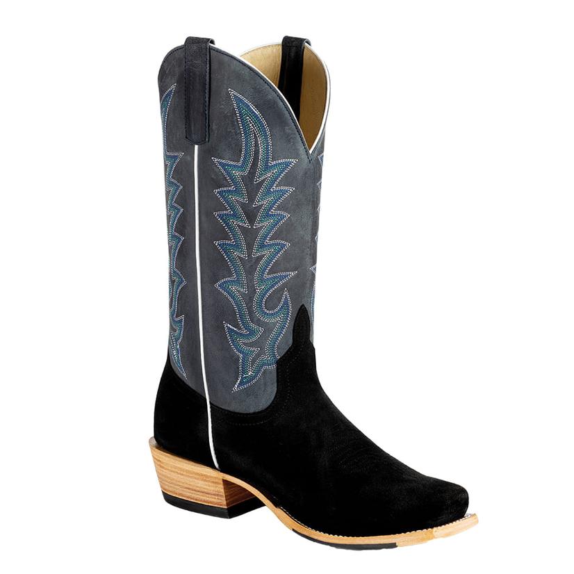  Horse Power Black Suede Roughout Men's Boot