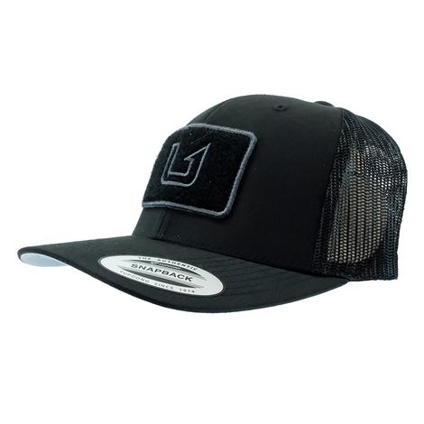 Huk Fly Patch Trucker Black Cap