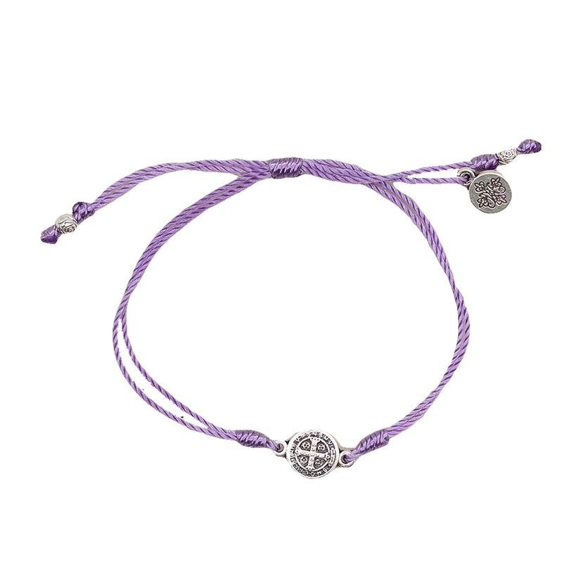  My Saint My Hero Purple Breath Blessing Bracelet