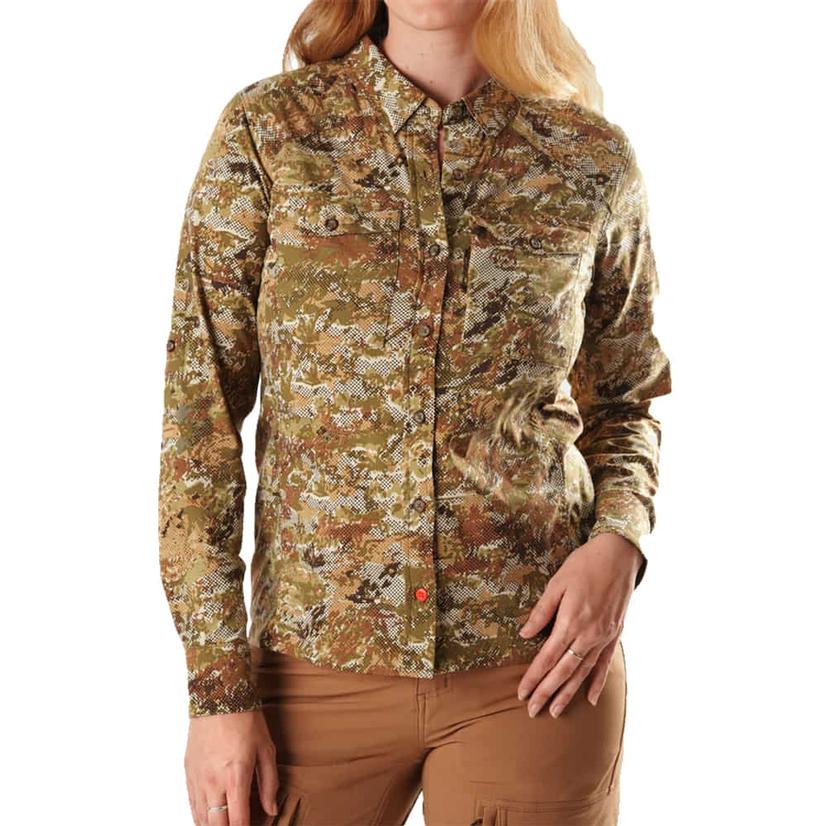  Duck Camp Midland Lightweight Long Sleeve Women's Button- Down Shirt
