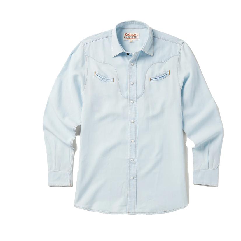  Schaefer Jesse Men's Long Sleeve Light Wash Shirt