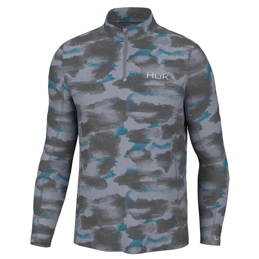  Huk Camden Coldfront 1/4 Zip Men's Sweater