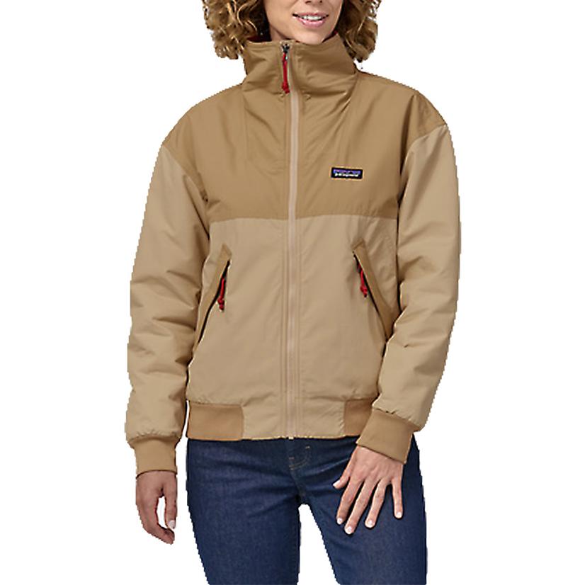  Patagonia Tinamou Tan Shelled Synchilla Women's Jacket