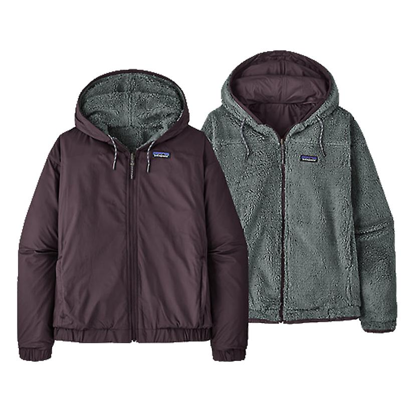  Patagonia Obsidian Plum Reversible Los Gatos Cambria Women's Jacket