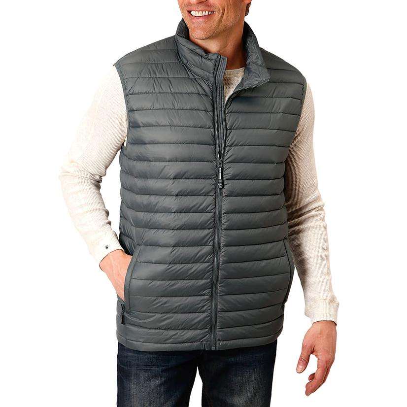  Roper Green Lightweight Crushable Men's Vest