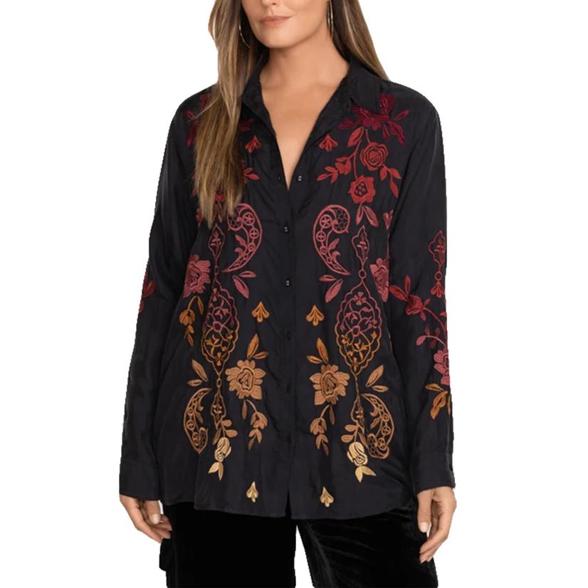  Johnny Was Kiana Ribbon Detail Women's Blouse