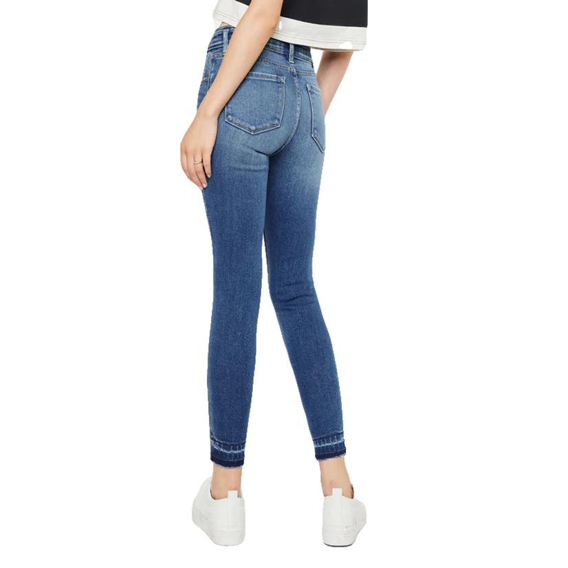  Kancan Medium Wash Cleopatra High Rise Skinny Leg Women's Jean