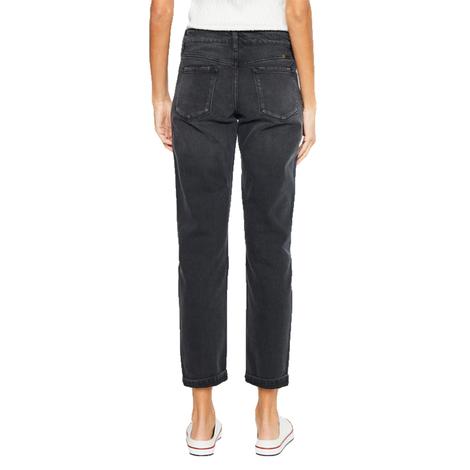 Kancan High Rise 90's Dark Grey Straight Women's Jeans