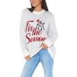 Show Me Your Mumu Classic Crewneck  Graphic Women's Sweater SILVER