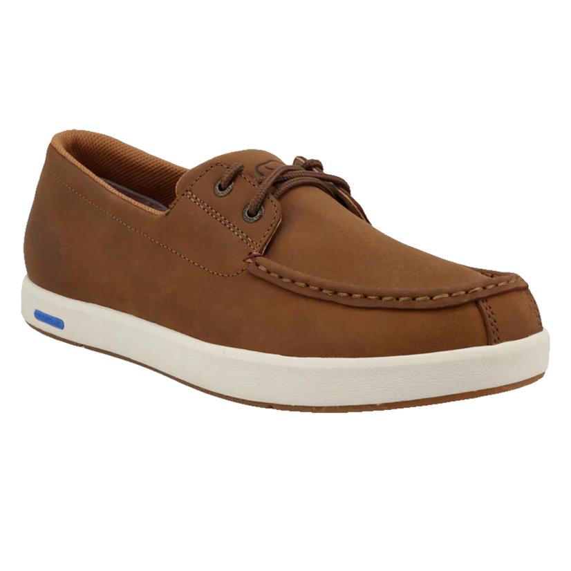  Twisted X Tan Ultralite Men's Boat Shoes