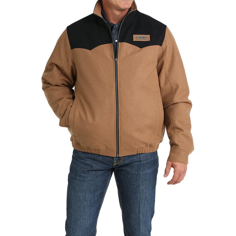  Cinch Brown Wool Concealed Carry Men's Jacket