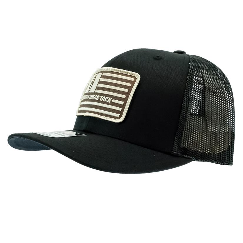  Stt Bar Nothing Flag Patch Black Mesh Back Cap