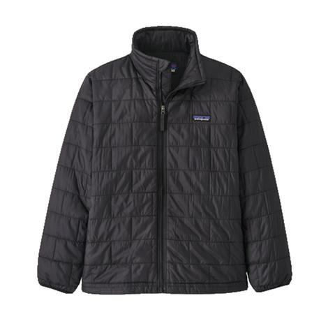 Patagonia Black Nano Puff Brick Boy's Jacket 