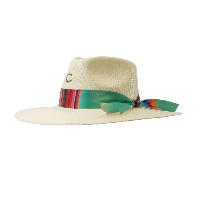  Charlie 1 Horse Natural Summer Serape Straw Hat