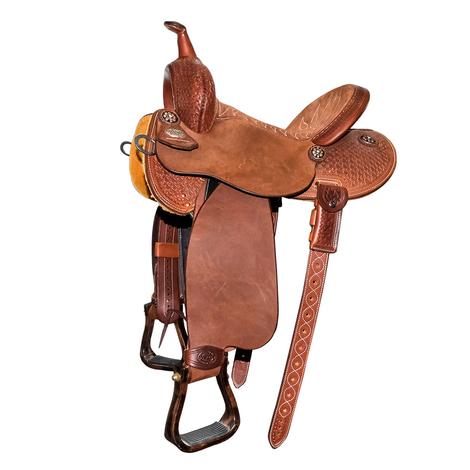 Martin Saddlery 66 BTR Chestnut Martin Basket Tool 13.5