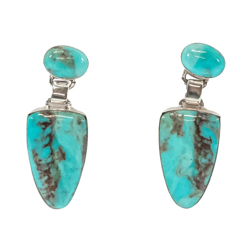  Stt Kingman Rolex Turquoise Earring