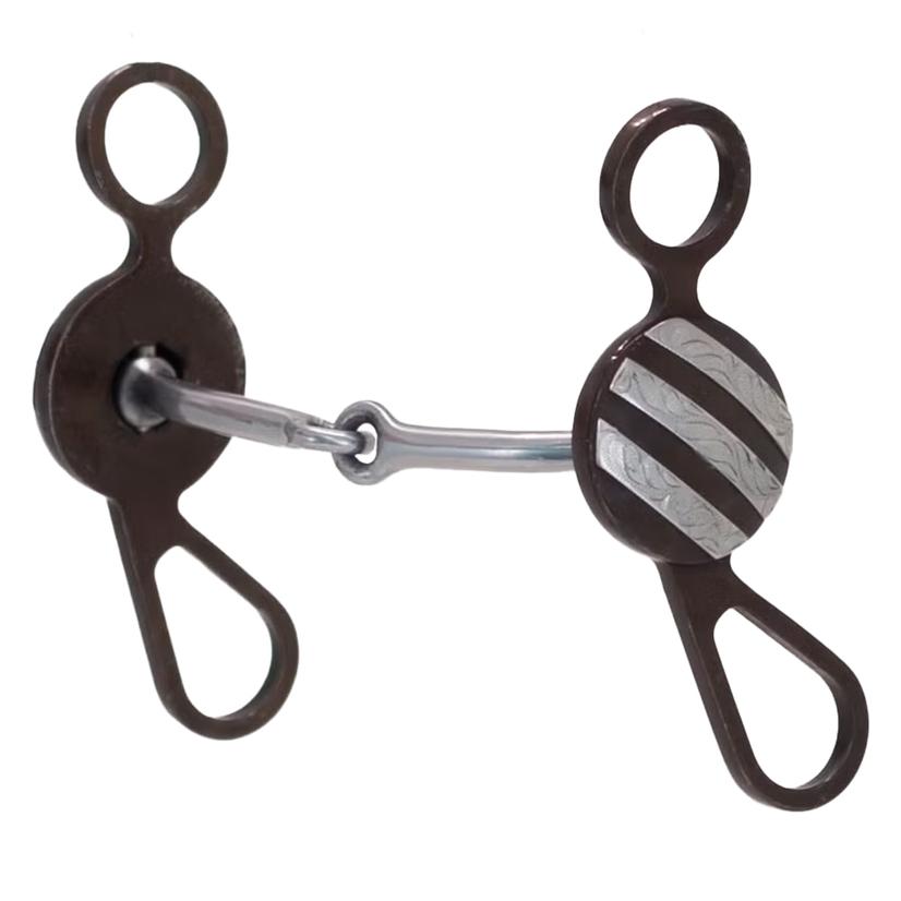  Partrade Cowboy Tack Tyler Magnus Sweet Iron Short Shank Snaffle Bit