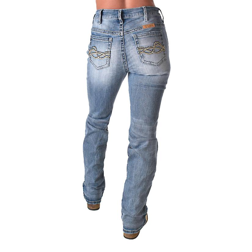  Cowgirl Tuff Denim Slay Natural Waist Bootcut Women's Jean