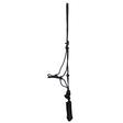 Mustang Economy Mountain Rope Halter with Lead BROWN/TURQ