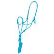 Mustang Economy Mountain Rope Halter with Lead TURQUOISE