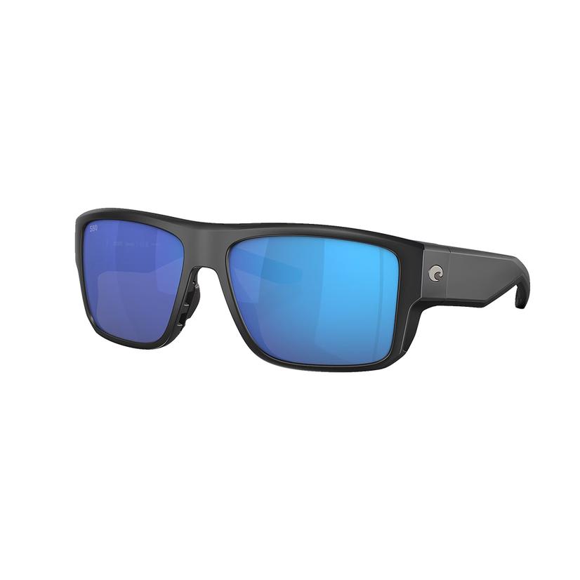  Costa Sunglasses Taxman Matte Black/Blue Mirror 580p