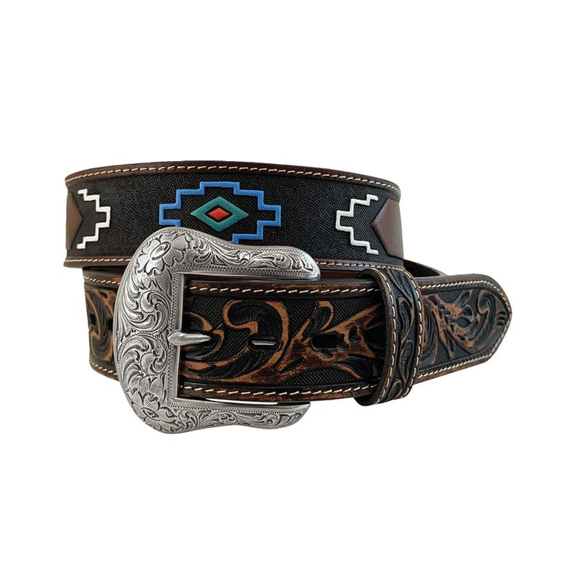  Roper Hand Painted Aztec Men's Belt