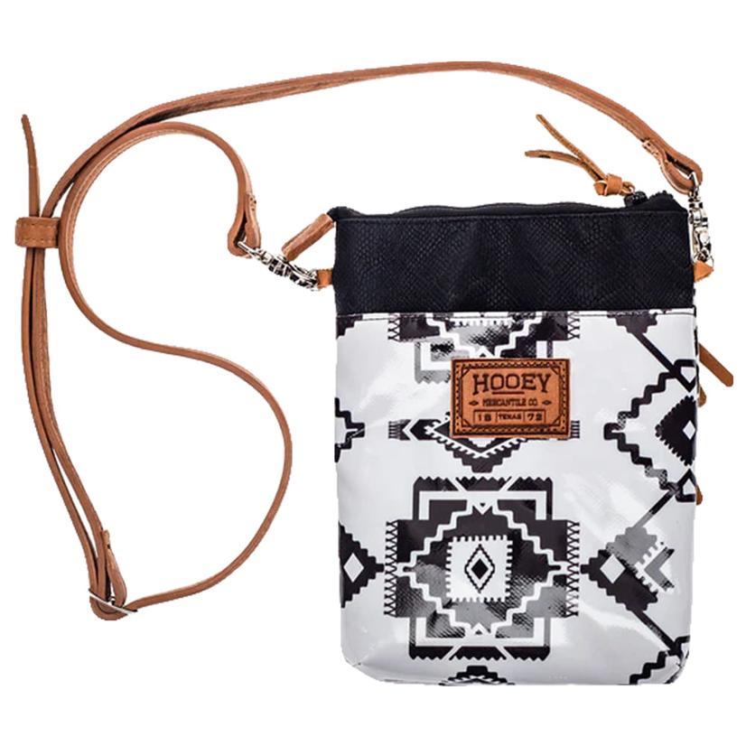  Hooey Women's White And Black Whiteriver Adventure Crossbody