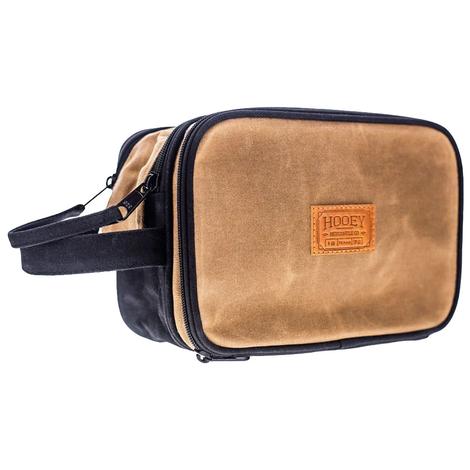 Hooey Brown And Black Dopp Toiletry Bag